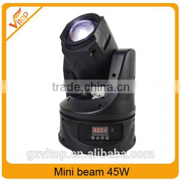 Guangzhou vitop stage light supplier 45W beam mini LED Moving Head                        
                                                                                Supplier's Choice