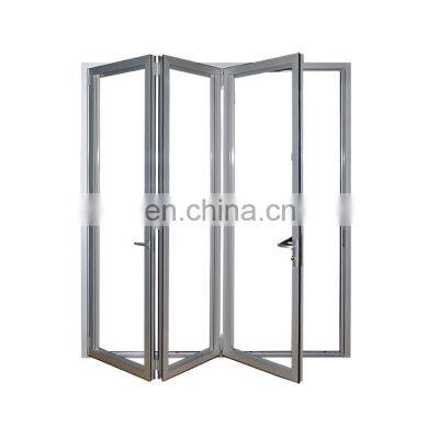 YY Home Australia Standard upvc frame double glass bi-folding door and aluminium frame bi-fold door