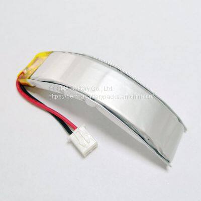 Curved Flexible Round Thin Li-polymer Battery in Any Size and Shape Designed for Wearable Devices photo-2