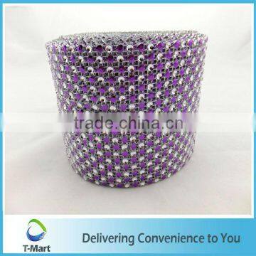 24Rows Plastic Rhinestone banding for clothes accessory