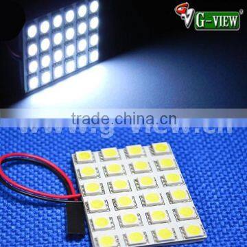 2015 led car dome bulb d-24smd 5050 led auto dome lamp ,12v car led light