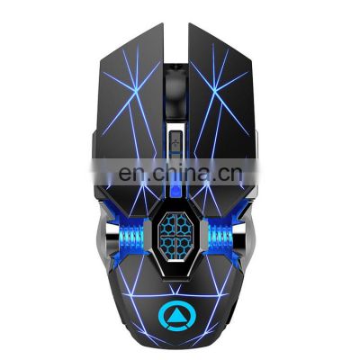 Wireless mouse charging silent light-emitting mouse game computer spot wholesale factory