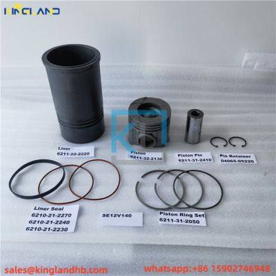 Engine Parts 12V140 Cylinder Liner 6211-22-2220 Fit for Komatsu