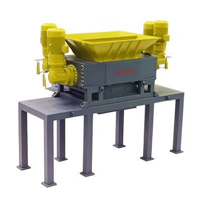 Heavy-Duty Twin Shaft Shredder
