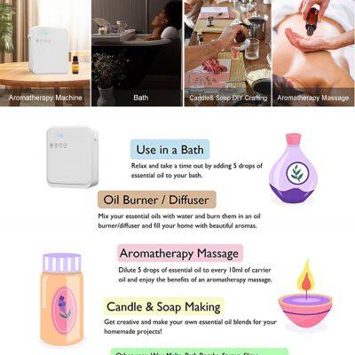 Custom Wholesale 233 Kinds Fragrance 100% Pure Organic Oils Dual Fluid Atomization Essential Oil Suitable for Aroma Diffusers photo-4