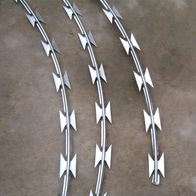 Hot Selling Galvanized Multiple Types Razor Barbed Wire photo-2