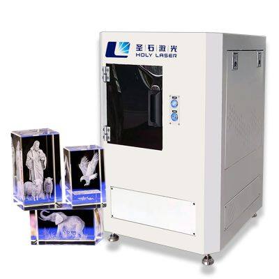 Small Crystal Gift Personalized Custom Mini 3D Laser Engraving Machine