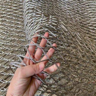 304 Stainless Steel Rope Mesh 7x7 Weave for Architectural Facades photo-4