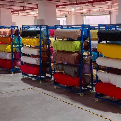 Multi-compartment Textile Sorting Trolley for Fabric Warehouse