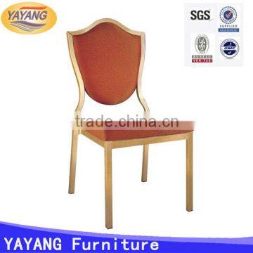 Hot sale stacking fancy dining lounge banquet steel chair for restaurant furniture