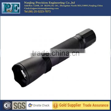 Custom high precision top grade cnc machining flashlight casing