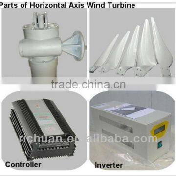 Richuan 50kw Horizontal Axis Wind Turbine Generator PMG DC360V/AV220V with CE approved