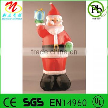 Inflatable Xmas display, inflatable decorative Santa