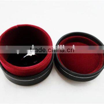 P1729RB Round Engagement Jewelry Packaging Big Ring Box with Velvet Lining