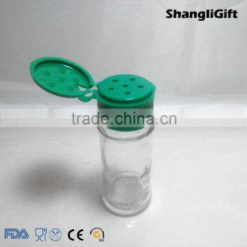70ml Barbecue Spice Pepper Glass Bottle With Flip Shakers Wholesale photo-3