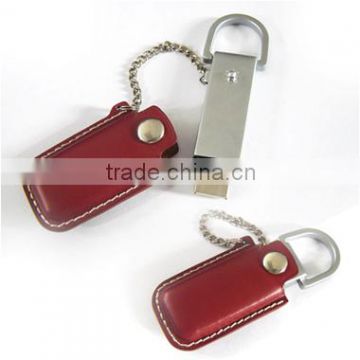 16gb black leather usb flash drive leather case usb flash drive in stock