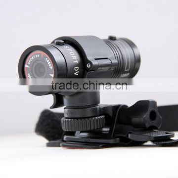 Metallic Professional Underwater 1080P Sport Camera with 120 Degree Wide Angle Lens