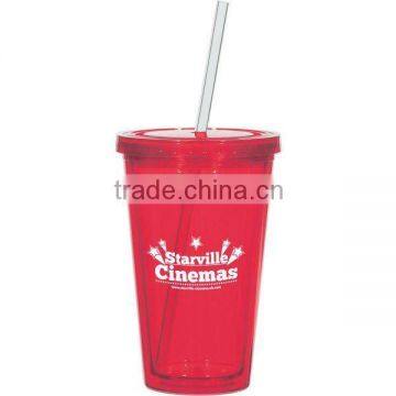 Plastic Double Wall Cup - 22OZ Double Wall Tumbler 16oz photo-4
