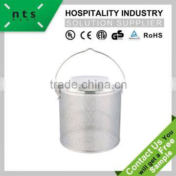 hotel and kitchen stainless steel soup filter bucket