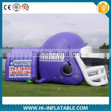 inflatable football helmet tunnel