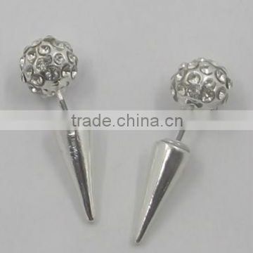 stone metal earing stud personalized earring stud exotic earring stud