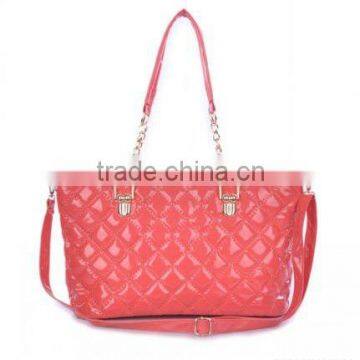 2012 new hot sale lady fashion popular shiny handbags