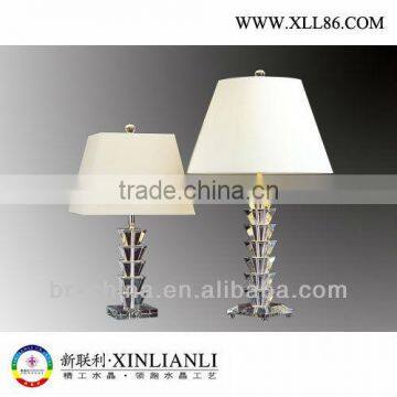 block classic crystal table lamp decorative