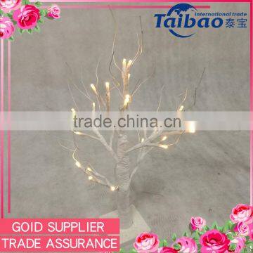 Wholesale High 60cm LED artificial white dry tree decoration