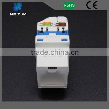 Good Price Cat7 Keystone Jack - Tool-Less Cat5e Cat6 White