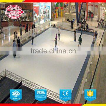 2015 hot selling fake ice rink with BV certificate