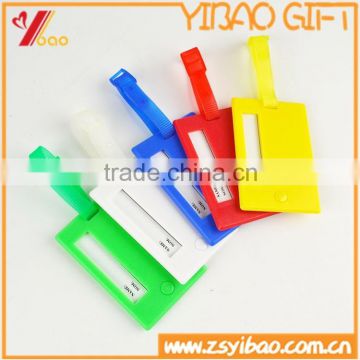 Factory price plastic silicone luggage tag