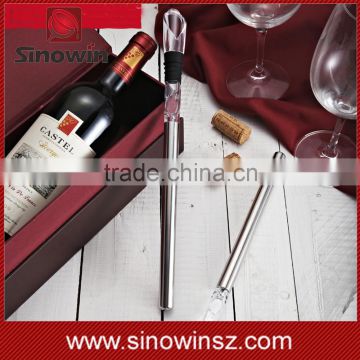 BPA free stainless wine chiller stick for chilling bottle drinks