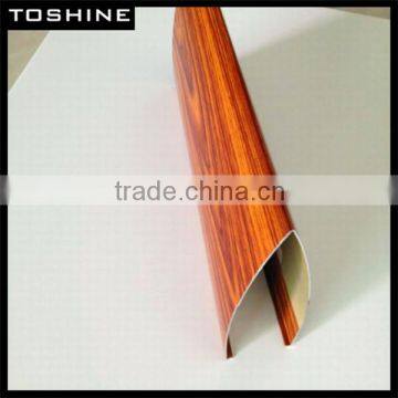 6060 T5 Wood Color Surface Treatment Aluminum Profile Extrusion photo-4