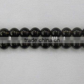 Smoky Quartz Natural Gemstone Round Beads Bracelet photo-6