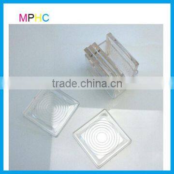 Advertising Plastic Square Acrylic Coaster set with acrylic holder