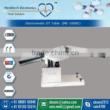 Electronic Hydraulic Operation Table C Arm Compatible Fully Remote