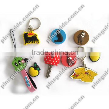 2014 Custom Fashion Soft PVC Sheep Keychain With Cmyk Printed Logo