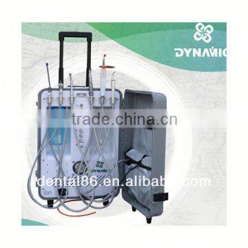 High Quality Wheel Type dental unit portable with light cure unit