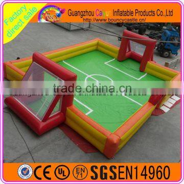 Portable inflatable football field,soocer court for sale