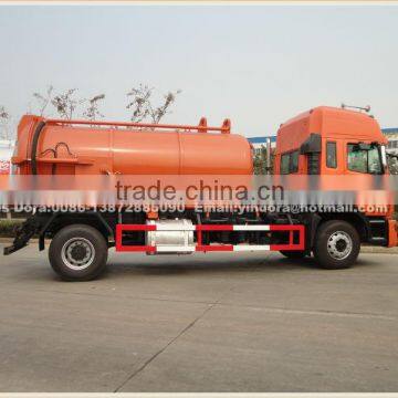 Sino truck 10000 litres vacuum sewer cleaning truck sale