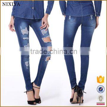 Women's Skinny Jeans Stretchy Denim Jeans High Waist Cool Jeans