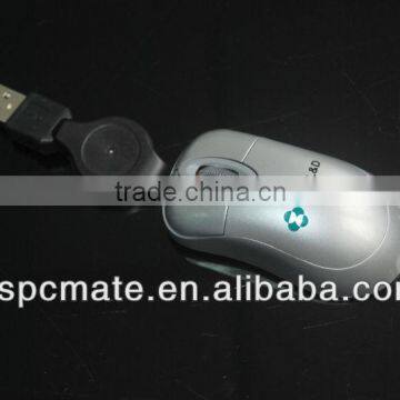 2013 hot selling green colour nice designed wired USB computer mouse