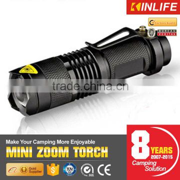 LED Mini Torch with American Q5 Bulb,cooling Ring