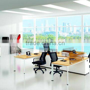 2 person workstation, office desk with partition