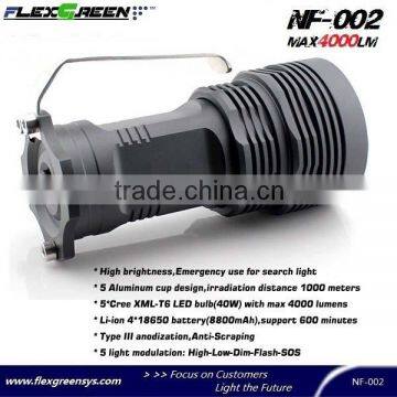 Flexgreen 5xXML T6 40w 4000lm High Bright Led High Power Search Light photo-2