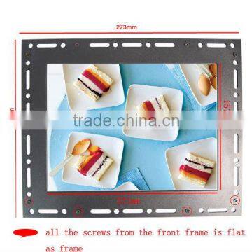10.4 inch metal case open frame embedded resistive touch screen monitor