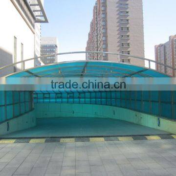 XINHAI Carport and Car Sunshade Roofing With Double Layer Polycarbonate Sheets photo-5