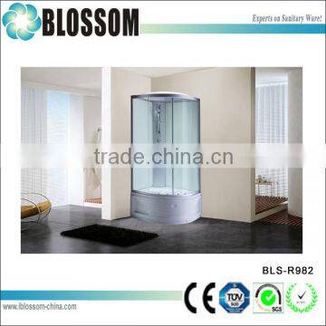 China shower cabin manufacturers circular integral glass shower room