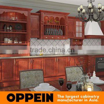 Guangzhou Wholesale American Style Solid Wood Kitchen Cabinet photo-2