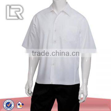 White/Black Hotel Chef Uniform Cook Shirt